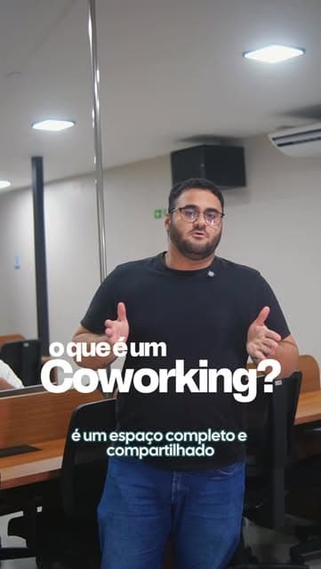 Explicação sobre o que é um coworking