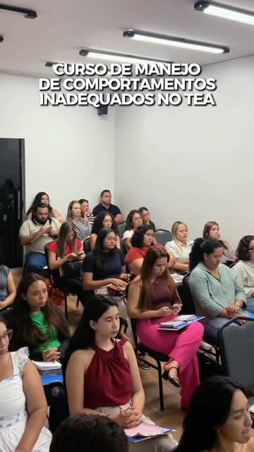 Curso de manejo de comportamentos inadequados no TEA