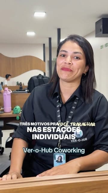 Bancadas individuais do VER-O-HUB Coworking